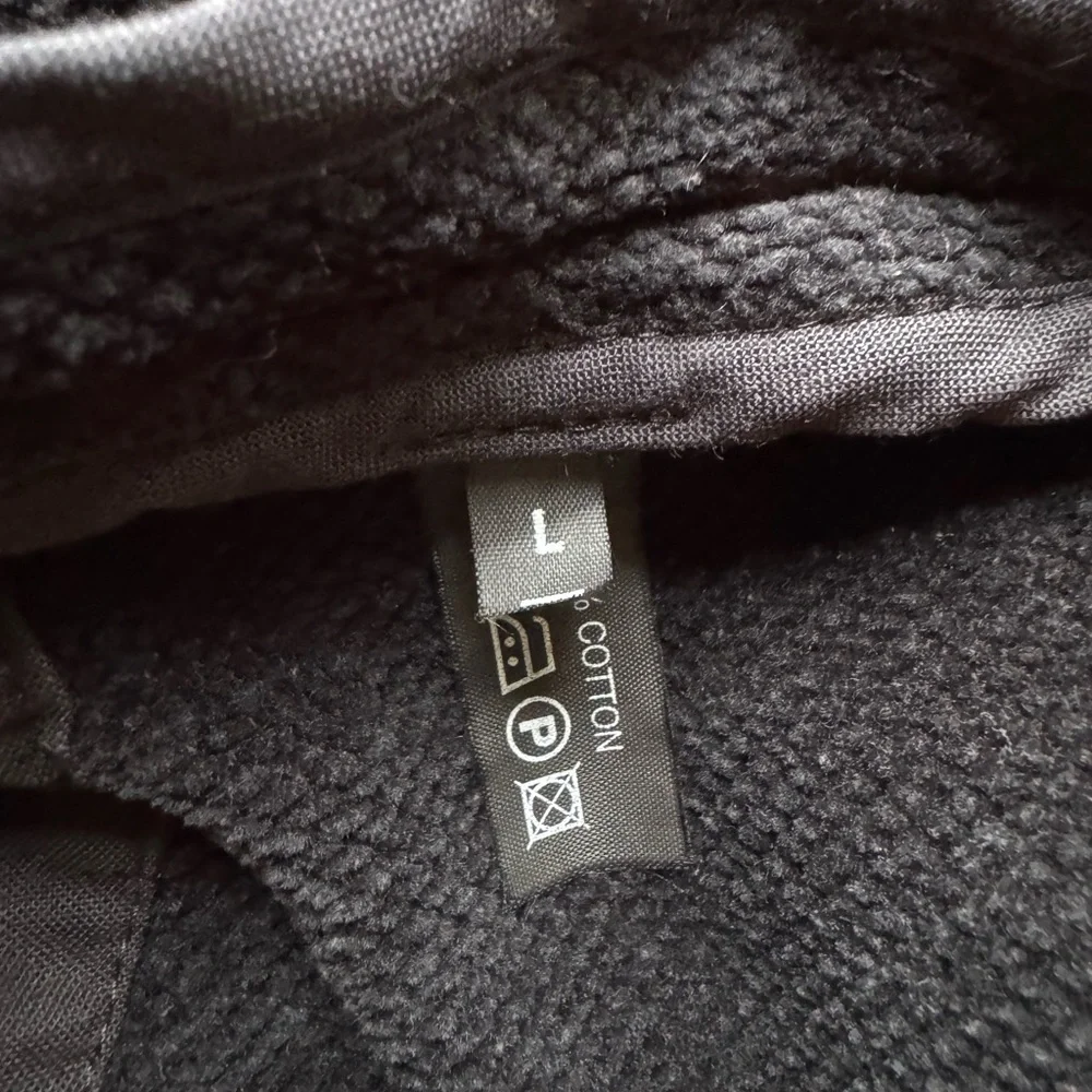 ANNIKKI HARVINEN Women Black Cotton Velour Jacket L - Picture 10 of 10